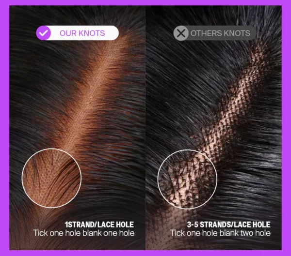 TRILL 6x5 Invisible Knots Glueless Loose Deep Wave Wigs Pre-cut Lace Natural Black Beginner Friendly