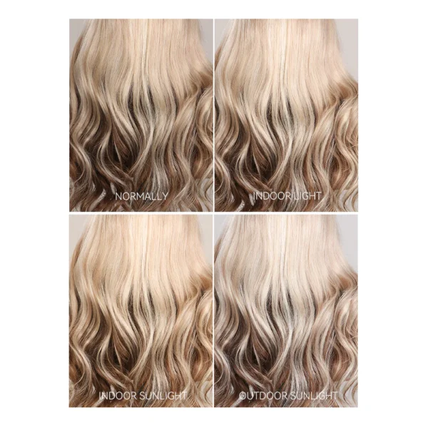 13x6 Blonde And Brown TRILL Ombre Glueless Wigs Loose Body Wave With Drawstring 100% Human Hair