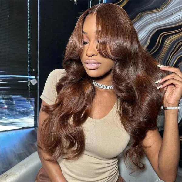 5x5 Invisible Knots TRILL Curtain Bang Loose Wave Natural Black Beginner Friendly
