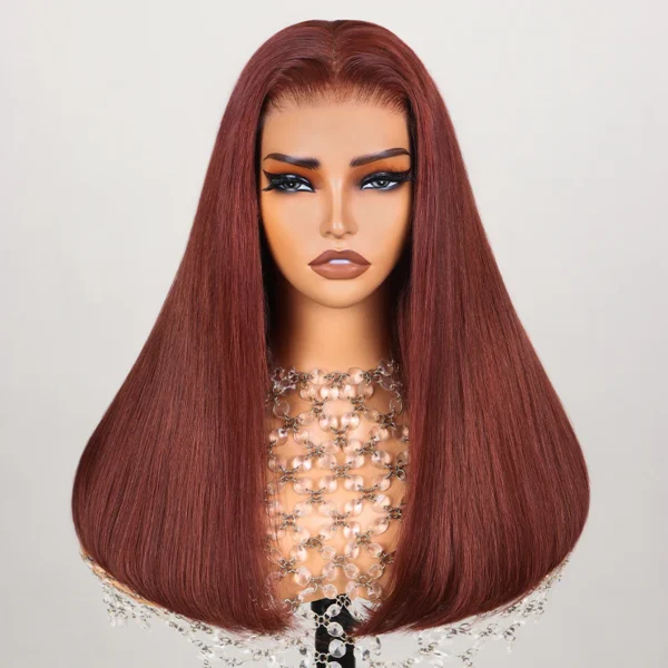 6x5 TRILL Invisible Knots Glueless Silky Straight Wigs Pre-cut Lace Natural Black Beginner Friendly