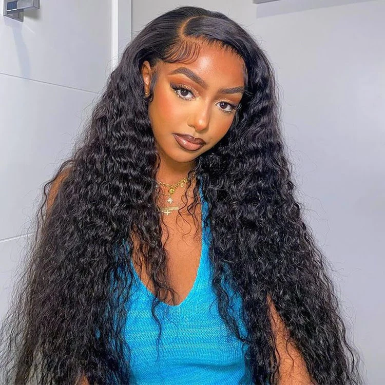Glueless Wig TRILL Jerry Curly With Drawstring Natural Black Breathable Cap 100% Human Hair Wig - Image 2
