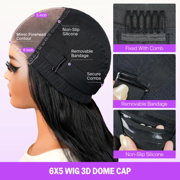 TRILL 6x5 Invisible Knots Glueless Curly Bob Wigs Pre-cut Lace Natural Black Beginner Friendly