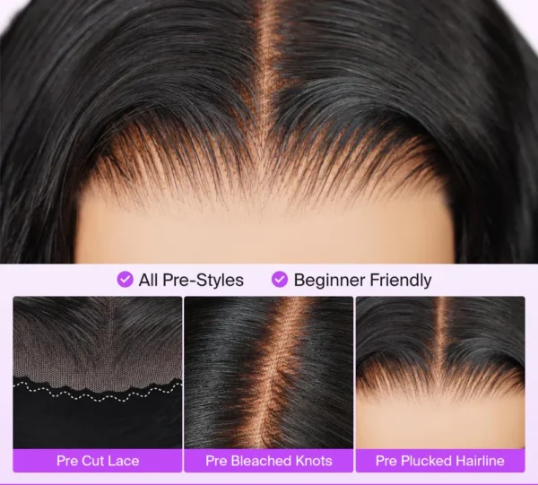TRILL 6x5 Invisible Knots Glueless Chocolate Brown Straight Wigs Realistic Hairline Beginner Friendly
