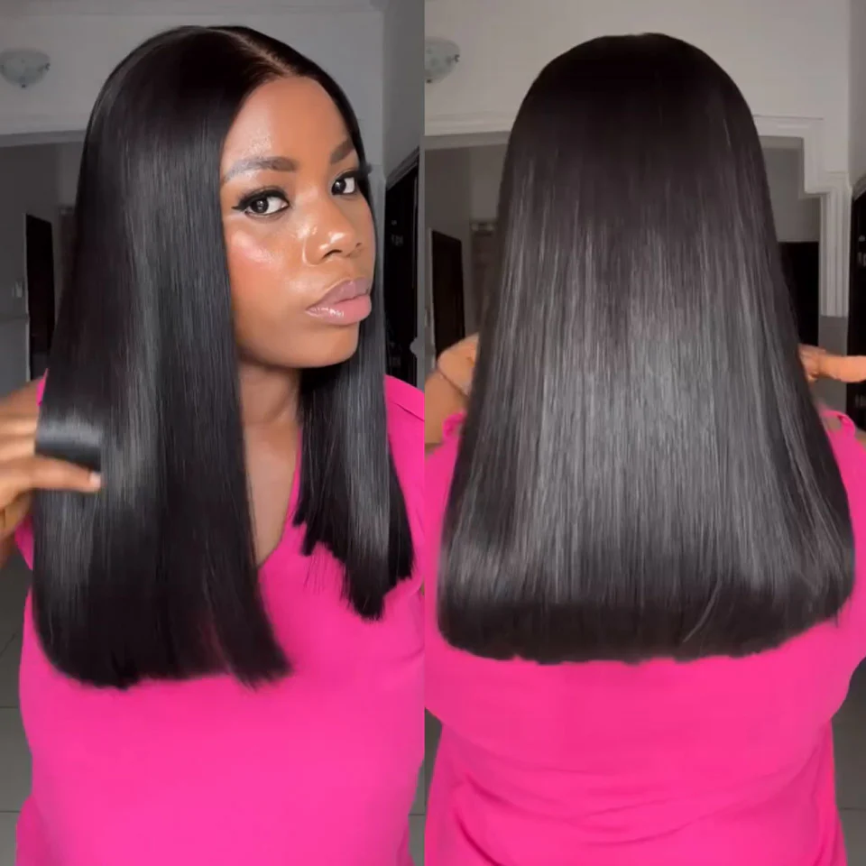 TRILL 6x5 Invisible Knots Glueless Chocolate Brown Straight Wigs Realistic Hairline Beginner Friendly - Image 5