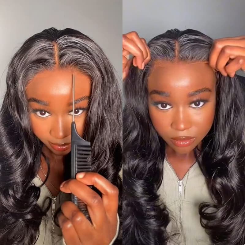 6x5 invisible knots TRILL Glueless Body Wave Wigs Realistic Hairline Pre-cut Lace Beginner Friendly - Image 5