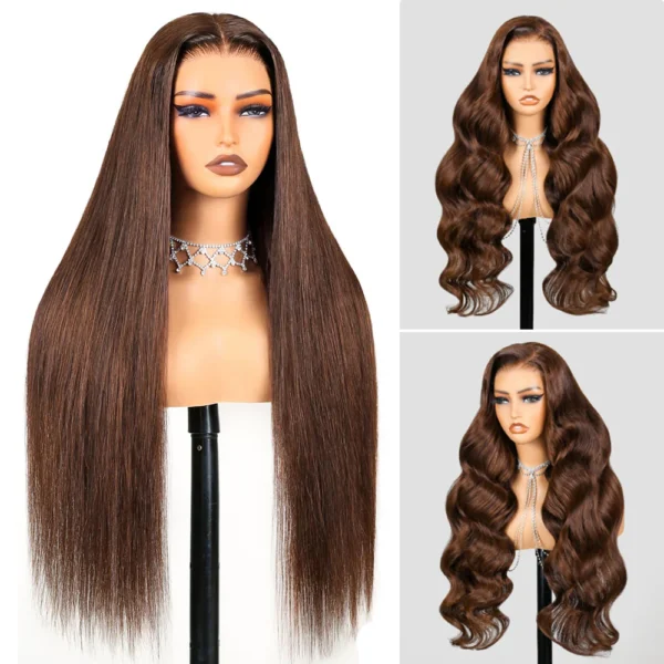 TRILL 13x4 Pre-All Glueless 613 Blonde Silky Straight 30 Inch Wigs Invisible Knots Natural Hairline