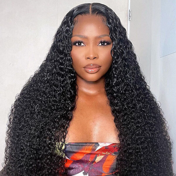 TRILL 3D Lace Half Wig Glueless Curly Hair With Breathable Dome Cap 6Inch Deep Parting