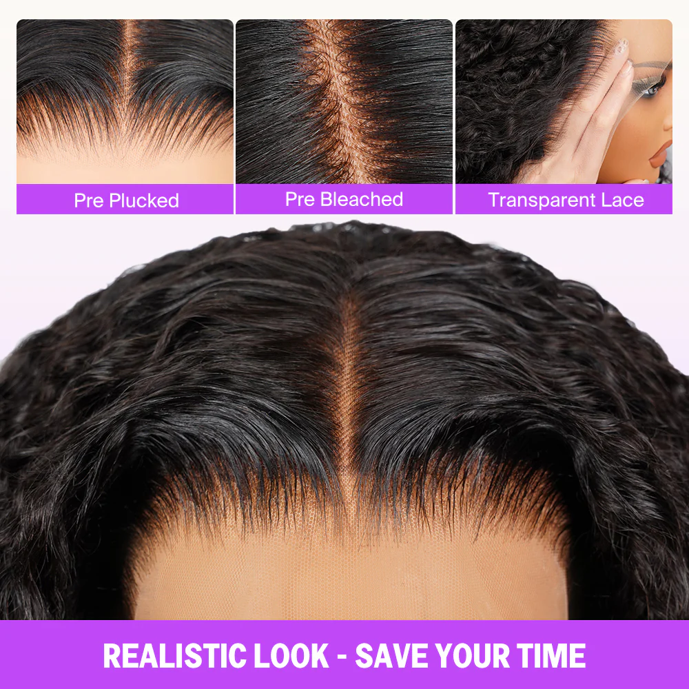 13x4 Lace Frontal Loose Body Wave Invisible Knots Natural Black Natural Edges - Image 2