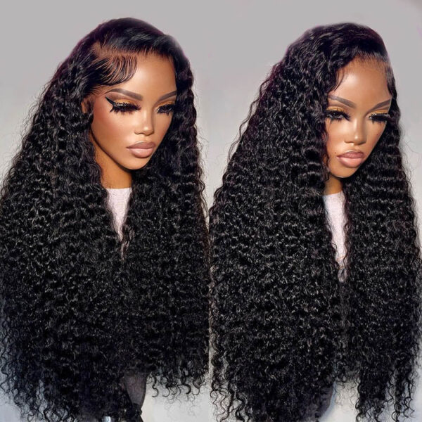 13x4 Pre-All Glueless TRILL Body Wave 30 Inch invisible knots Natural Black Natural Hairline