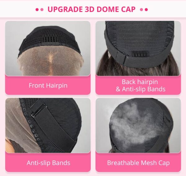 13x4 Lace Frontal Black to Ginger Ombre Body Wave Invisible Knots Natural Edges