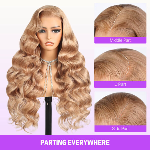TRILL 13x4 Pre-All Glueless Milk Tea Brown Straight Wigs Invisible Knots Natural Hairline