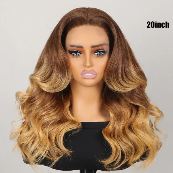 TRILL 13x4 Lace Frontal Copper Ginger Loose Body Wave Invisible Knots Breathable Cap