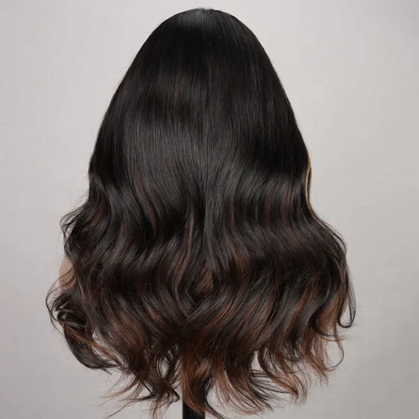 6x5 Invisible TRILL Knots Glueless Black To Brown Ombre Loose Body Wave Wigs Realistic Hairline Beginner Friendly