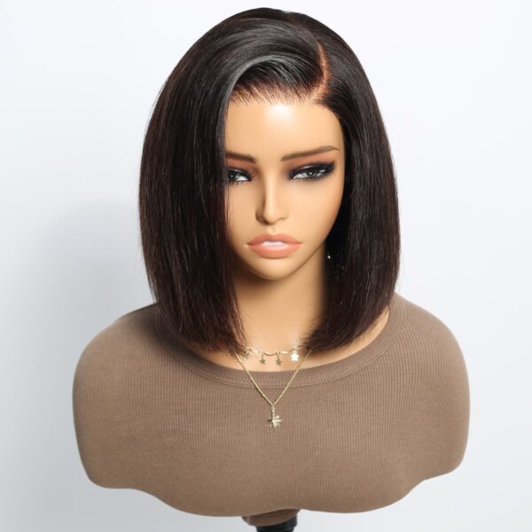 6x5 Invisible TRILL Knots Glueless Balayage Highlight Straight Bob Realistic Hairline Beginner Friendly