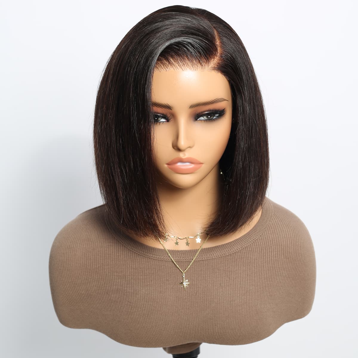 6x5 Invisible TRILL Knots Glueless Balayage Highlight Straight Bob Realistic Hairline Beginner Friendly - Image 6