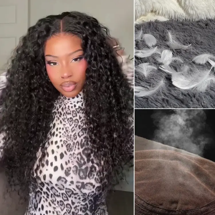 TRILL Scalp Care Wigs | Effortless Water Wave Snugfit Glueless 5x5 Closure Pre-Cut Lace Curly Wig