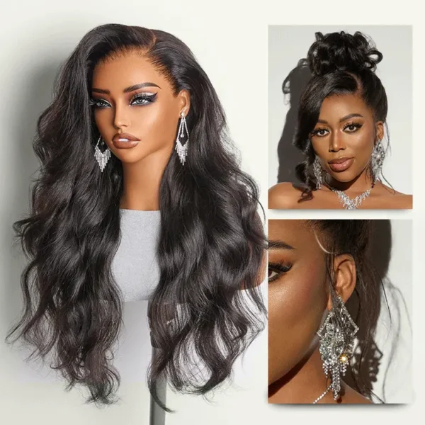 TRILL 200% / 250% Density Loose Wave Glueless 13x6 HD Lace Front Wig Human Hair Pre-Cut Lace Flexi-Fit Drawstring Cap