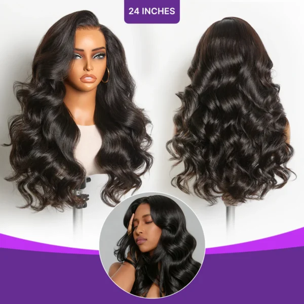 TRILL Glueless Wig 180% Density Loose Body Wave 7x6 Closure HD Lace Pre Cut & Plucked & Bleached Ready to Go