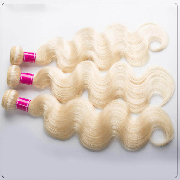 Brazilian Blonde Hair 3 Bundles 613 Body Wave Virgin Hair 2