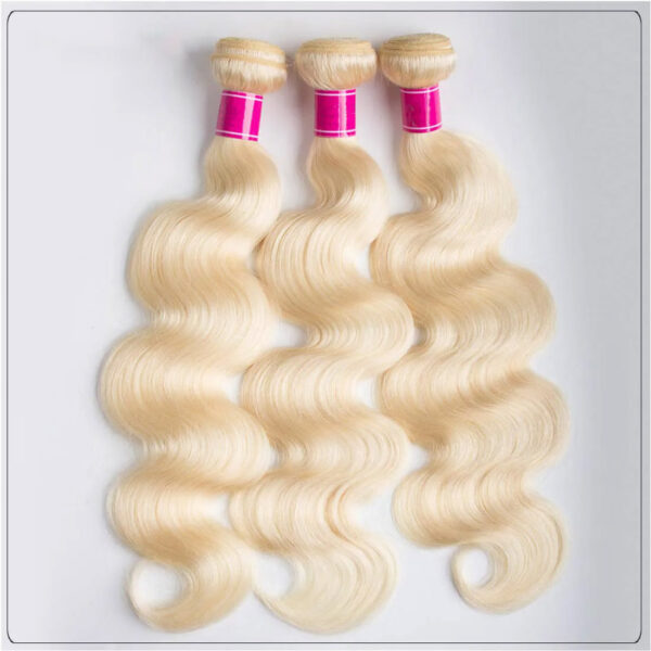 Brazilian Blonde Hair 3 Bundles 613 Body Wave Virgin Hair 3