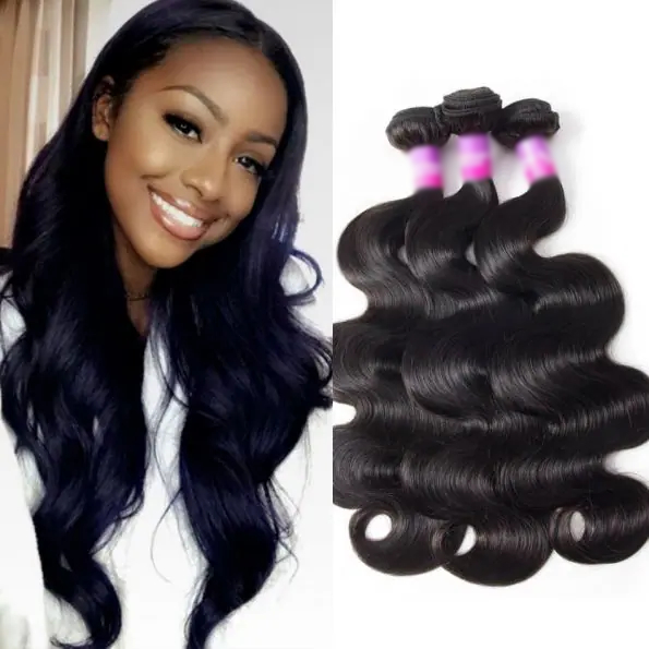 Brazilian Body Wave Virgin Hair 4 Bundles TRILL Hair 10A High Quality Brazilian Hair Weave Bundles
