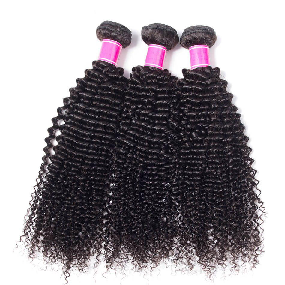 Kinky Curly Hair Weave 3 Bundles
