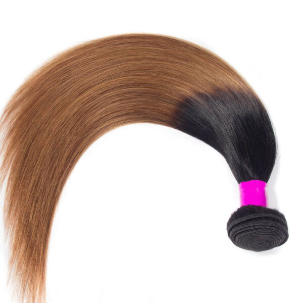 Brazilian Ombre Straight Hair 1B/30 Virgin Human Hair Bundles 3