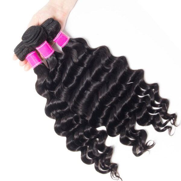 Peruvian Hair Loose Deep Wave 3 Bundles Virgin Human Hair 10A Loose Deep Curly Hair Bundles