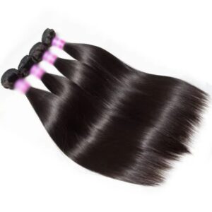 TRILL Hair Indian Straight Hair 4 Bundles 100% Virgin Human Hair Weave Bundles 10A Premium 100% Remy Hair Extensions