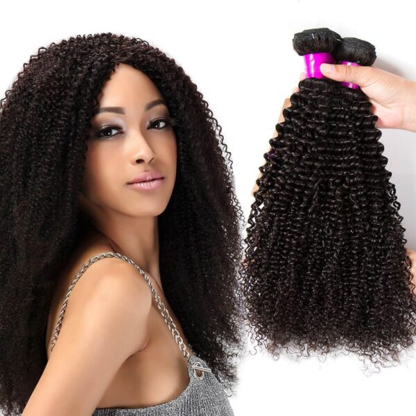 TRILL Hair Kinky Curly Indian Hair 3 Bundles Deal Afro Kinky Curly 10A Virgin Human Hair Weave Extension