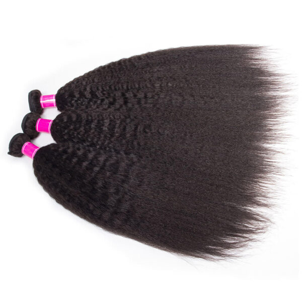 Brazilian Kinky Straight Hair 3 Bundles 5