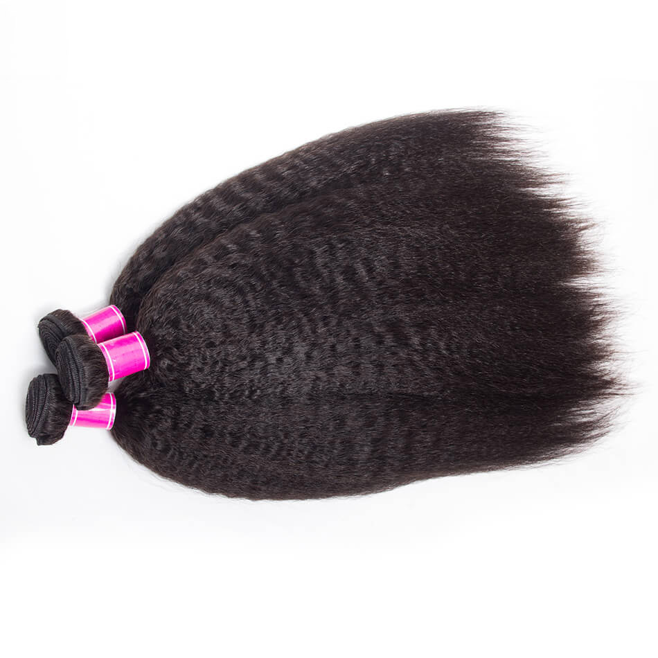 Brazilian Kinky Straight Hair 3 Bundles 6