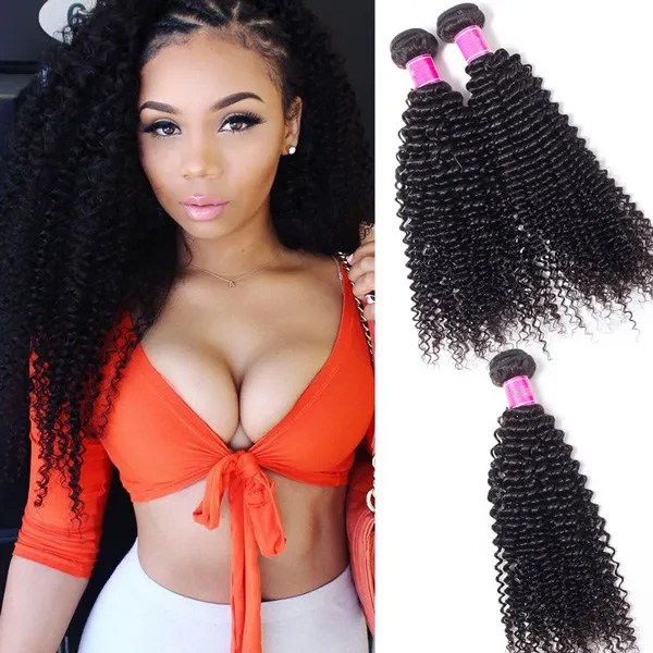 Malaysian Kinky Curly Virgin Hair Weave
