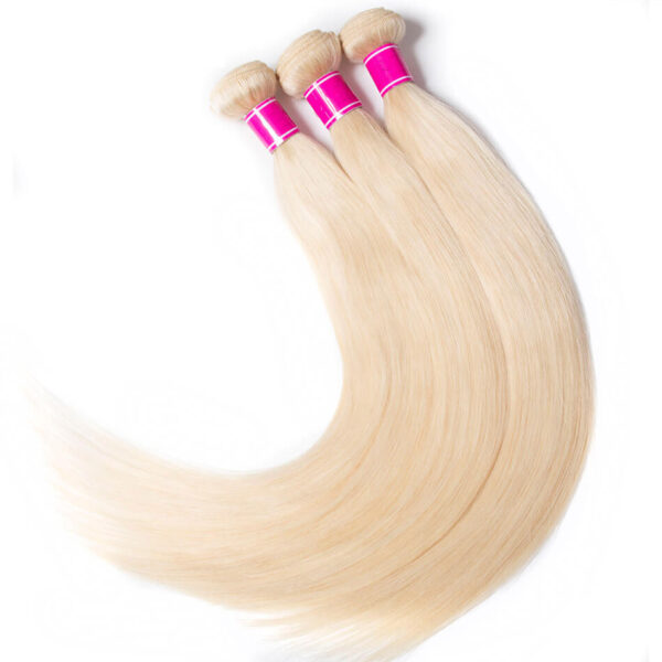 Blonde Hair 613# Color Brazilian Straight Hair 10A Virgin Human Hair 3 Bundles Sale 3