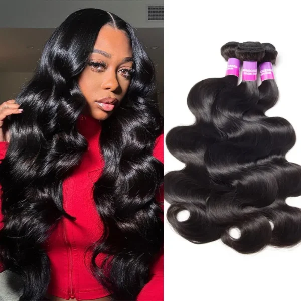 Brazilian Hair Body Wave 3 Bundles Deal Hair 10A Grade Virgin Human Hair Bundles Wavy Hair
