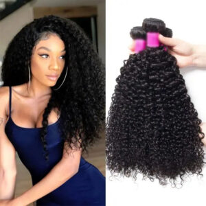 TRILL Hair Brazilian Virgin Hair Curly Weave 4 Bundles Luxury Quality Remy Human Hair Extensions
