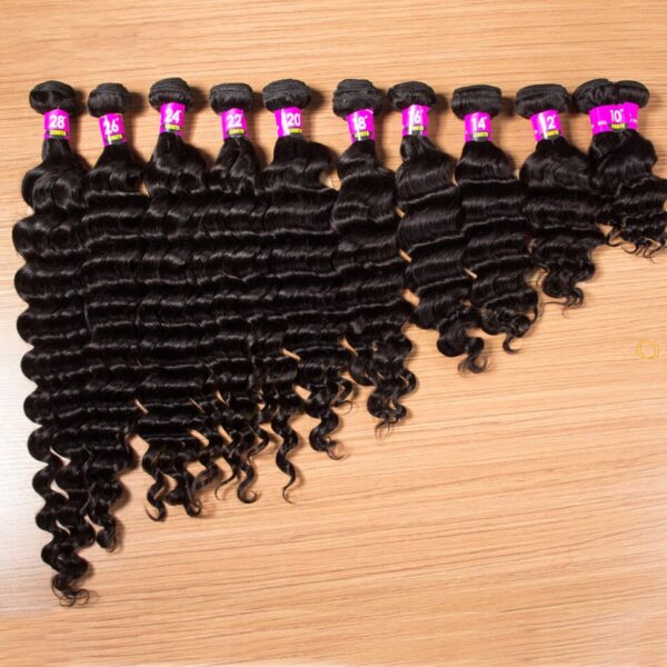 Peruvian Hair Loose Deep Wave 3 Bundles Virgin Human Hair 10A Loose Deep Curly Hair Bundles 6