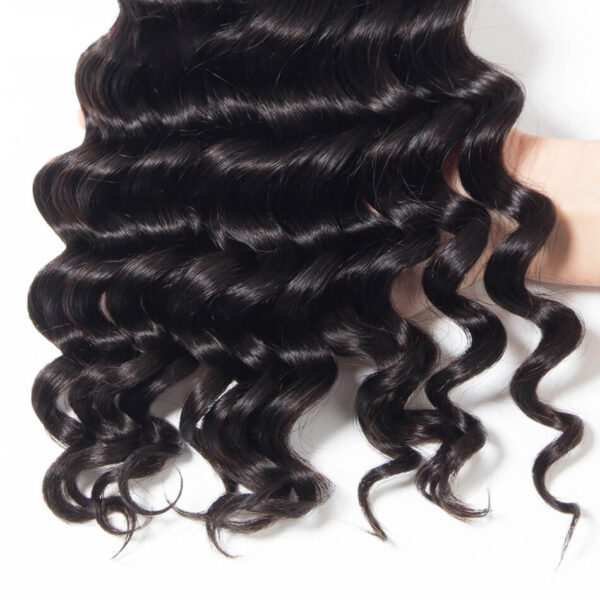 Peruvian Hair Loose Deep Wave 3 Bundles Virgin Human Hair 10A Loose Deep Curly Hair Bundles 4