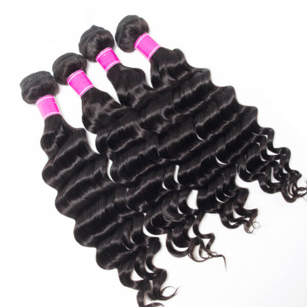 Peruvian Hair Loose Deep Wave 3 Bundles Virgin Human Hair 10A Loose Deep Curly Hair Bundles 5