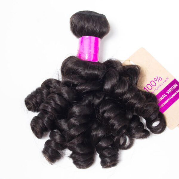 Malaysian Virgin Hair Bouncy Curly Weave 3 Bundles Funmi Hair 2