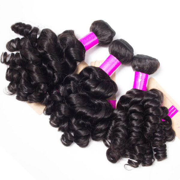 Malaysian Virgin Hair Bouncy Curly Weave 3 Bundles Funmi Hair 7