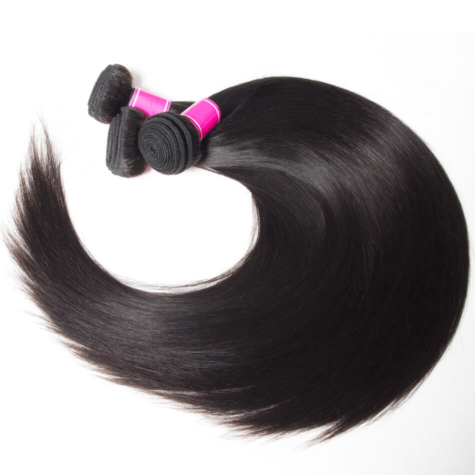 Straight human hair 10