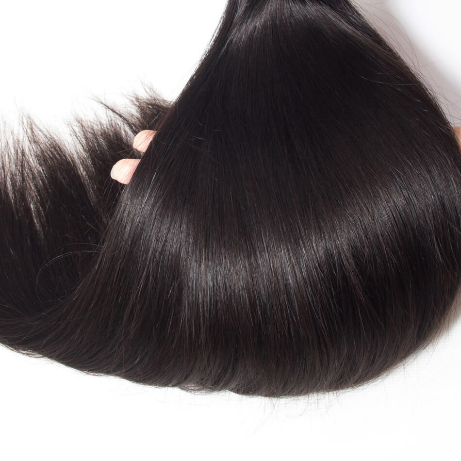 Straight human hair 12
