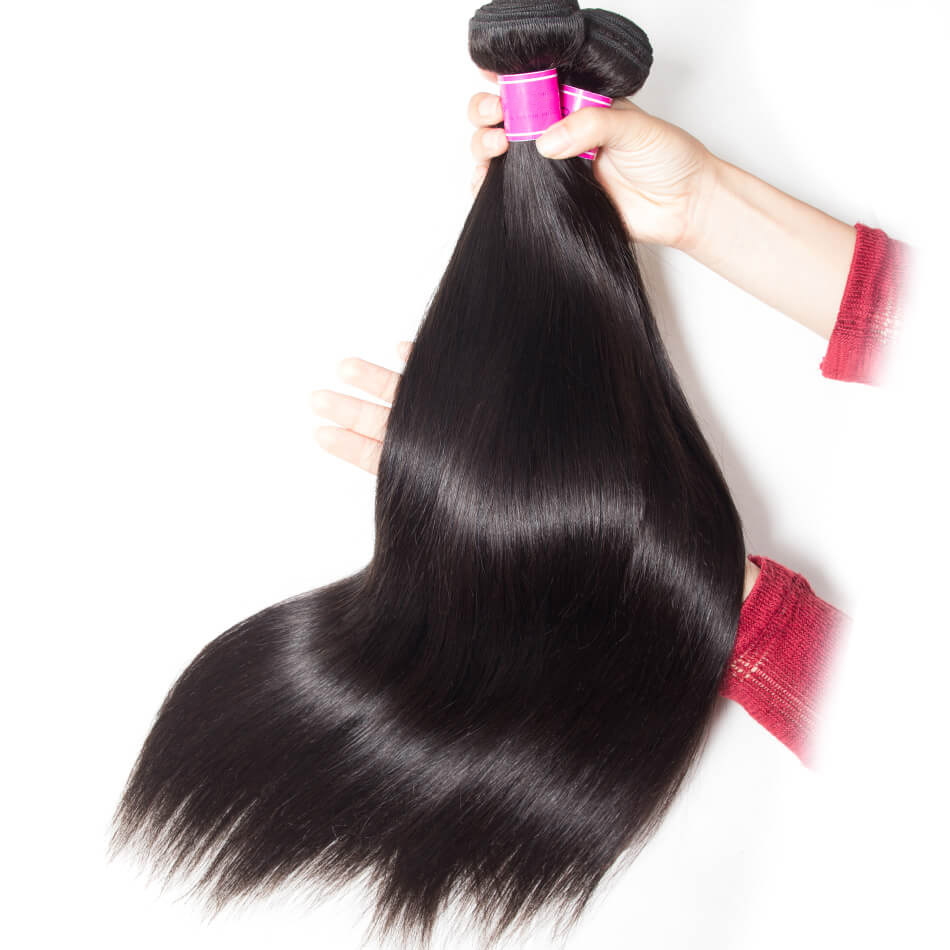 Straight human hair 8
