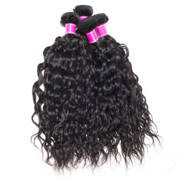 Water Wave 3 Bundles Raw Indian Virgin Hair Wet And Wavy Human Hair Weave Bundles 11
