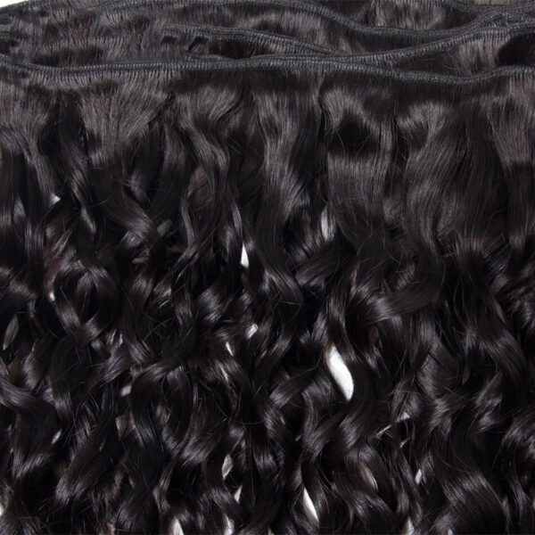 Water Wave 3 Bundles Raw Indian Virgin Hair Wet And Wavy Human Hair Weave Bundles 13