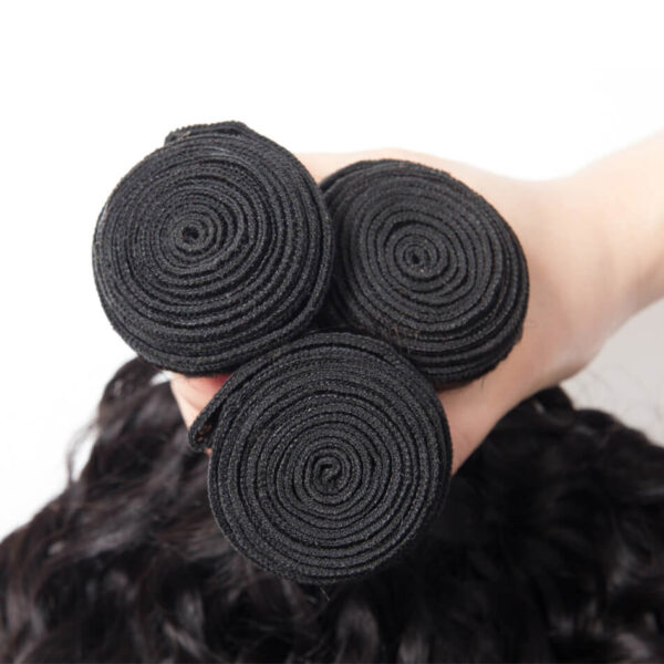 Water Wave 3 Bundles Raw Indian Virgin Hair Wet And Wavy Human Hair Weave Bundles 9