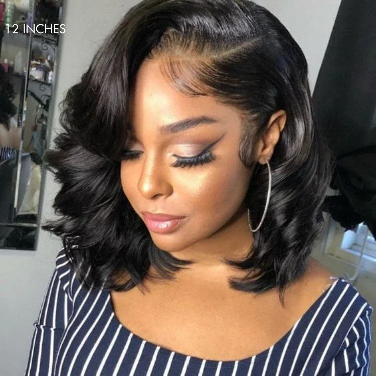 Honey Blonde Highlight / Black Loose Body Wave Glueless 13x4 Lace Front Wig - Image 6