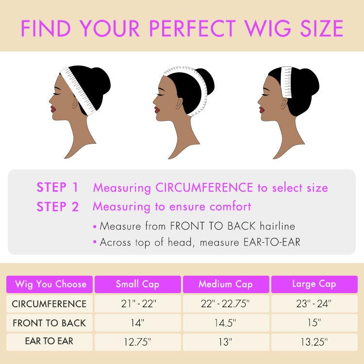 Limited Design | Blonde Highlights Glueless 5x5 Closure HD Lace Stacked Bob Wig | Large & Small Cap Size - Image 6