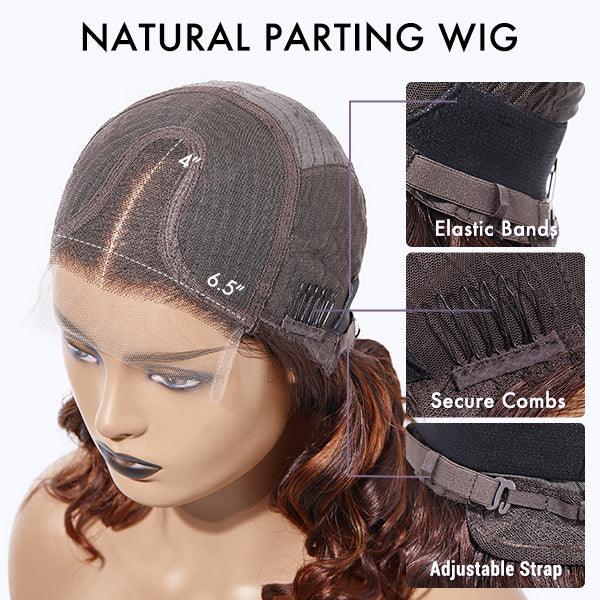 TRILL Hair 180% Density Elegant Brown Ombre Loose Wave Minimalist HD Lace Glueless Wig Pre-Cut Lace - US Only - Image 2